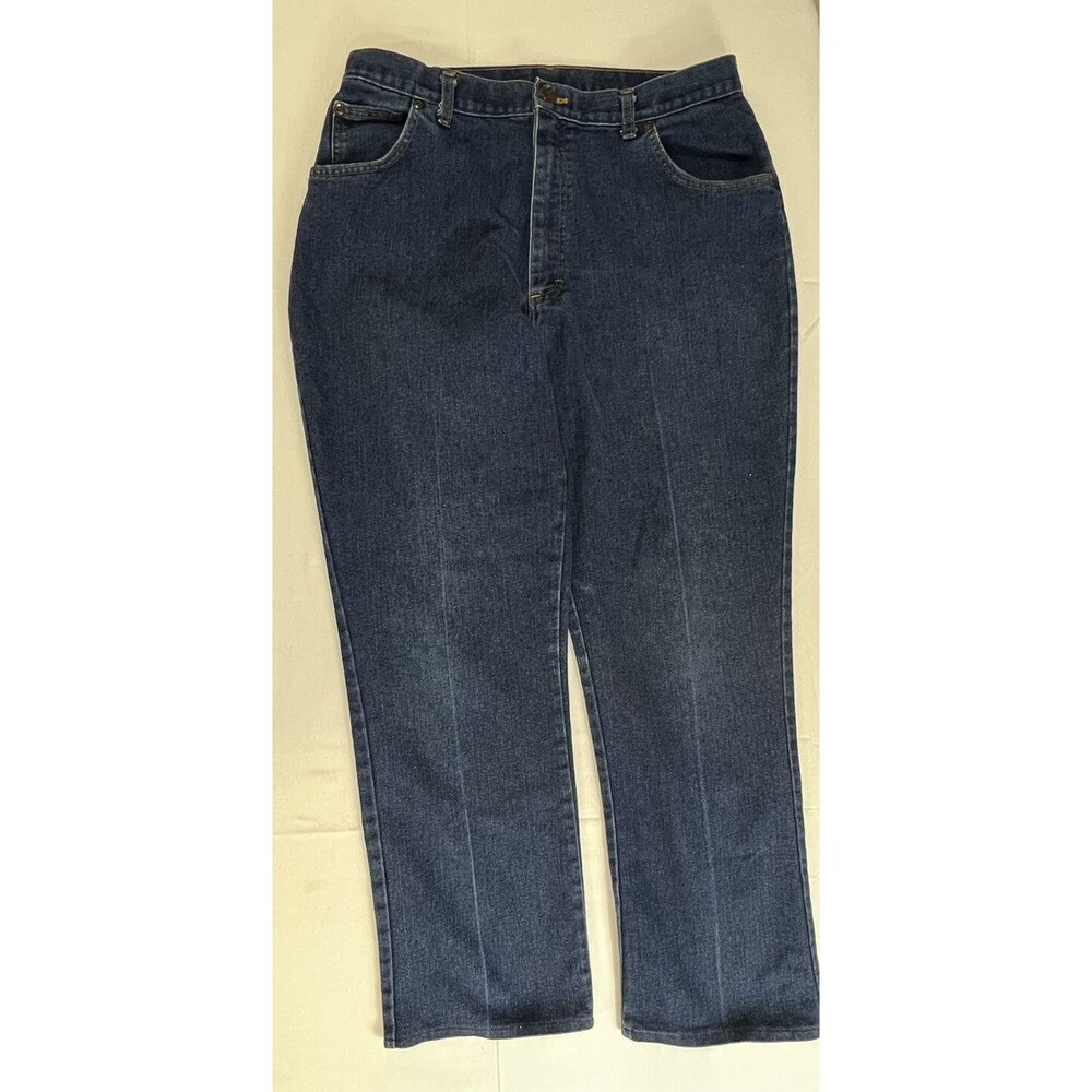 Sheplers Womens Dark Blue Denim Embroidered Pockets 5 Design